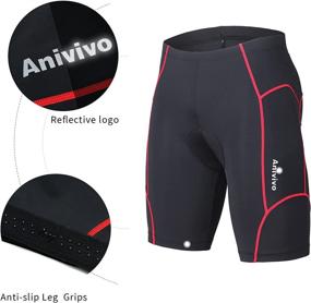 img 2 attached to ANIVIVO Cycling Padding Non Slip Shorts（Blue，5XL） Sports & Fitness for Other Sports