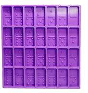 jumbo size domino molds for resin casting - 28 cavities, ideal for diy personalized dominoes, soaps, jewelry making, cakes & chocolates logo