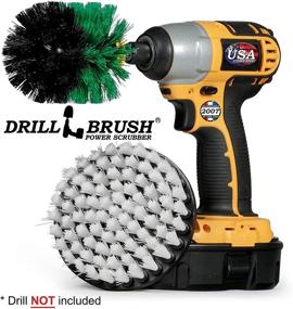 img 1 attached to 🚿 Powerful Rotary Bathroom Shower, Tile, Carpet and Upholstery Cleaning Kit by Drillbrush