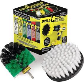 img 4 attached to 🚿 Powerful Rotary Bathroom Shower, Tile, Carpet and Upholstery Cleaning Kit by Drillbrush