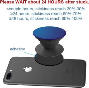 img 1 attached to 🔴 Versatile 3M Sticky Adhesive Replacement Parts for Pops Socket Base & Phone Mount Holder - 8pcs Circle Double Sided Tape, 2pcs VHB Sticker Pads