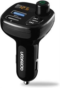 img 4 attached to 🚗 aceyoon FM Transmitter Car Charger QC 3.0 Max 3.4A 2 USB Bluetooth 5.0: Wireless FM Radio Car Receiver with LED Backlit, Hands-Free Calling & Hi-Fi Music for Smartphones/Audio Players