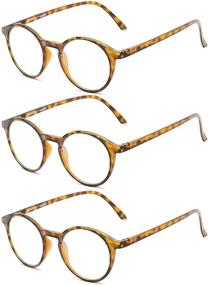 img 3 attached to 👓 Readers.com: The Port Fully Magnified Reading Glasses - 3 Pairs of Classic Round Readers for Women and Men