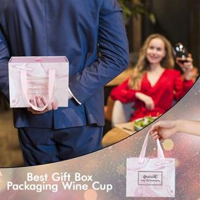 img 3 attached to Kuujojo Birthday Gifts for Women - Not a Day Over Fabulous Wine Tumbler 🎁 | Funny Best Unique Birthday Gift Ideas for Her, Mom, Grandma, Sister, Daughter, Friend, BFF, Coworker