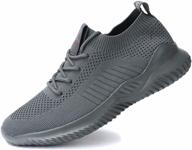 👟 lightweight and breathable men's business shoes with athletic features - running sneakers логотип