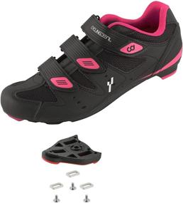 img 4 attached to CyclingDeal Universal 9 Degree Floating Compatible Women's Shoes for Athletic
