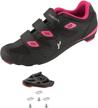 cyclingdeal universal 9 degree floating compatible women's shoes for athletic logo