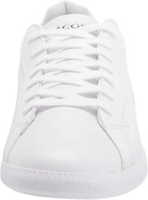 img 3 attached to 👟 Lacoste Graduate White Leather Men's Fashion Sneakers