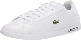 img 4 attached to 👟 Lacoste Graduate White Leather Men's Fashion Sneakers