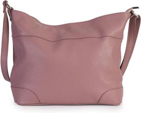 img 4 attached to LIATALIA Authentic Italian Leather Shoulder Handbags & Wallets for Women