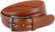 trafalgar italian leather men's accessories and belts with center stitching logo