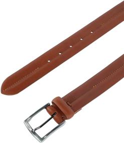 img 1 attached to Trafalgar Italian Leather Men's Accessories and Belts with Center Stitching