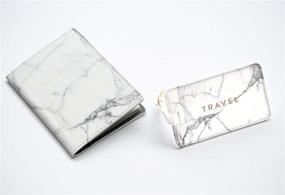 img 1 attached to 👜 Eccolo Marble Passport Holder: Stylish and Practical Luggage Essential