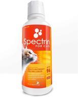 spectrin cat vitamins - 16 oz liquid supplement for cats - enhanced antioxidant & vitamin formula - 96 doses logo