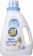 all liquid fabric softener free clear: gentle care for sensitive skin (48 oz, 60 loads) logo