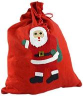 🎅 besportble xlarge christmas santa bag sack - non-woven drawstring gift bag for candy, jewelry, and xmas storage logo