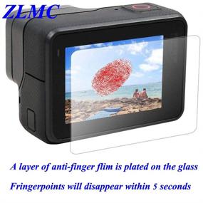 img 3 attached to 📷 2-Pack Windslayer Windshield Housing Case for GoPro Hero 5 6 (2018) Camera - Enhances Audio Recording & Protects Lens Screen with Foam Wind Noise Reduction Cover - ZLMC