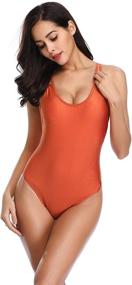 img 2 attached to 👙 MARINAVIDA Women's One Piece Swimsuit – Chic Bathing Suit for Women's Swimwear & Cover Ups