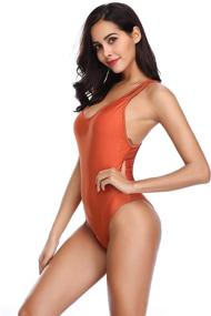 img 1 attached to 👙 MARINAVIDA Women's One Piece Swimsuit – Chic Bathing Suit for Women's Swimwear & Cover Ups