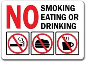 img 1 attached to Smoking Eating Drinking Sign Graphic