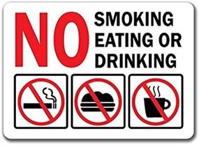 img 3 attached to Smoking Eating Drinking Sign Graphic