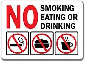 img 2 attached to Smoking Eating Drinking Sign Graphic