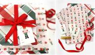 christmas gift wrapping paper set logo