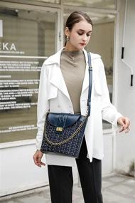 img 3 attached to 👜 AMEGANVIK Women Handbag Satchels: Stylish and Functional Women's Handbags & Wallets