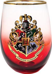 img 1 attached to 🏰 Hogwarts Crest Stemless Glass by Spoontiques