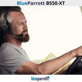 img 1 attached to 🎧 Улучшенный беспроводной гарнитур BlueParrott B550-XT с голосовым управлением и шумоподавлением (включает автомобильное зарядное устройство Micro USB)