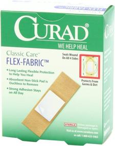 img 1 attached to 🩹 Curad Flex-Fabric Bandages, Various Sizes, Pack of 30