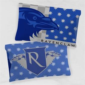 img 2 attached to 🧙 Enhance Your Ravenclaw Pride with this Reversible Harry Potter Pillowcase - Officially Licensed Kids Super Soft Bedding