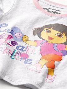 img 3 attached to Dora Explorer Toddler T Shirt Lavender