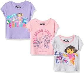 img 4 attached to Dora Explorer Toddler T Shirt Lavender