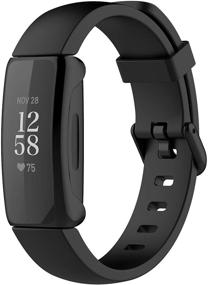 img 3 attached to 📱 FitTurn Inspire 2 Screen Protector Case - Full Coverage Soft PC Shockproof Case with 7 Metal Color Options, Protective Screen Cover Bumper Shell for Fitbit Inspire HR/2/Inspire 2 HR (Black)