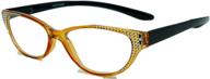 🕶 bling-tastic reading glasses - in style eyes rubber neckin' neck hanging spectacles logo