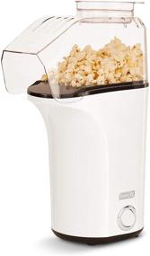 img 4 attached to 🍿 DASH DAPP150V2WH04 Hot Air Popcorn Popper Maker with Measuring Cup To Portion popping Corn Kernels + Melt Butter, Large 16-Cup Capacity - White