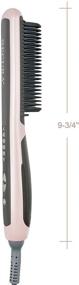 img 1 attached to 🔥 Secura Hair Straightener Comb: PTC Ceramic Heating with 6-level Temperature Control for Effortless Hair Straightening