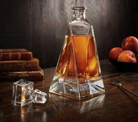 img 2 attached to 🥃 Lead-Free Whiskey Decanter: Atlas Non-Lead Glass Container