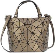 👜 kbinter eco-friendly faux holographic women's handbags & wallets: brilliant totes logo