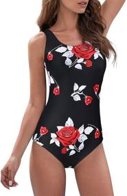 img 4 attached to 👙 Shop the Best Selection: Women's Clothing - Athletic Training Swimsuits & Cover Ups