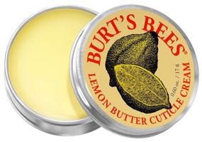 img 1 attached to 🍋 Натуральный уход за кожей рук: Восстанавливающий крем для кутикулы Burt's Bees с лимонным маслом - 100% натуральный, 0,6 унции (пачка из 3 штук)