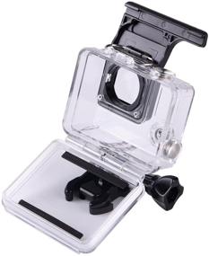 img 3 attached to 📷 Waterproof Case for GoPro Hero 4, Hero 3+, Hero3 - Protective Housing for Underwater Use up to 147ft (45m) by Suptig