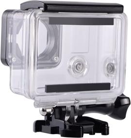 img 2 attached to 📷 Waterproof Case for GoPro Hero 4, Hero 3+, Hero3 - Protective Housing for Underwater Use up to 147ft (45m) by Suptig