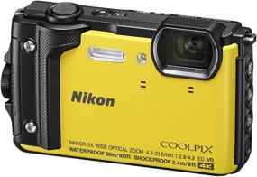 img 3 attached to 📷 Водонепроницаемая подводная цифровая камера Nikon W300 с ЖК-экраном, 3 дюйма, желтая (модель 26525)