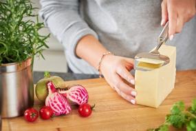 img 2 attached to 🧀 Rösle Stainless Steel Sturdy Cheese Plane: A Reliable 9.5-inch Slicer & Shaver