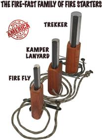 img 2 attached to 🔥 European Fire Steel Ferro Rod and Magnesium: Fast Kamper Lanyard. Compact, Durable, Lite-Weight Emergency Fire Starter for Camping, Backpacking, and Hiking.