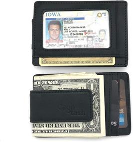 img 4 attached to 💼 Stylish Cash Stash: Minimalist Blocking Protection for Men's Accessories