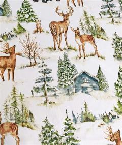 img 1 attached to 🎄 Evergreen Christmas Holiday Tablecloth by Newbridge