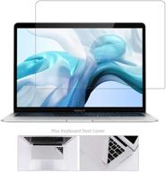 💻 forito tempered glass screen protector for 2020-2018 macbook air 13 inch /2020-2016 macbook pro 13 inch + bonus large keyboard protector cloth, 9h hardness logo